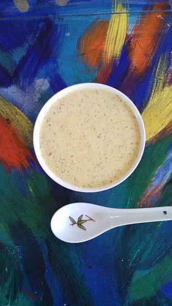 Cold Creamy Cucumber Curry Soup